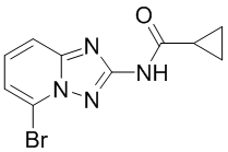 N-(5-溴-[1,2,4]三氮唑并[1,5-a]吡啶-2-基)环并甲酰胺